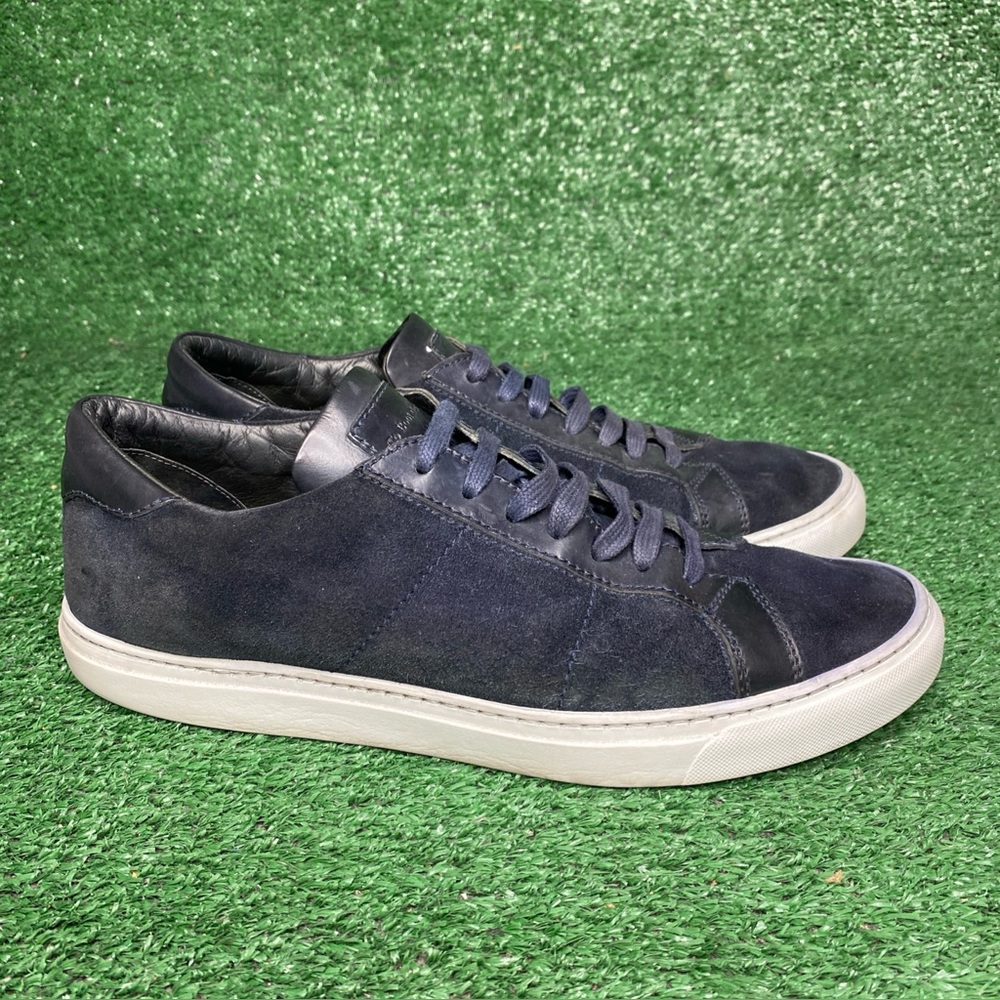 To Boot New York Adam Derrick Pacer Mens Size 10 Dark Blue Suede Leather Sneaker